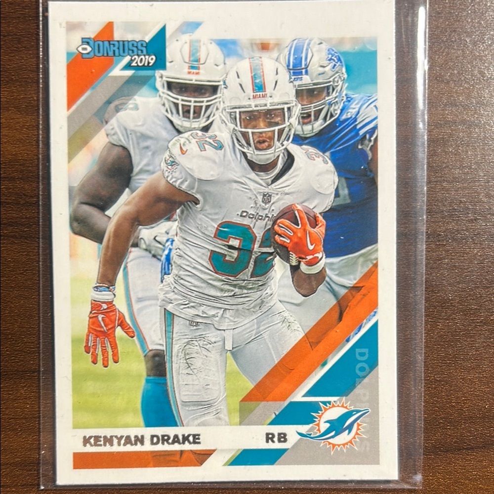 Miami Dolphins Kenyan Drake Football Card
